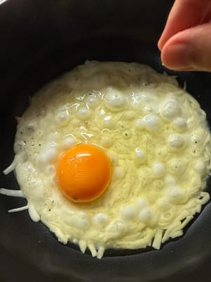 Season with salt and use a spatula to make sure nothing sticks to the pan