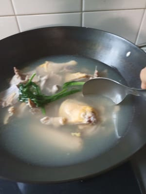 Tapar brevemente y escurrir.