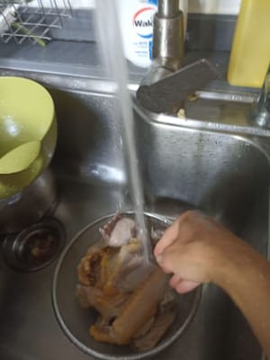 Y lavar de nuevo
