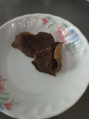 chips de cáscara de naranja seca