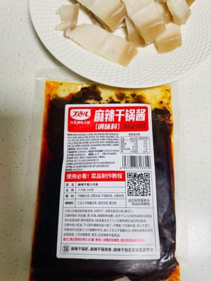 un poco de salsa de olla seca