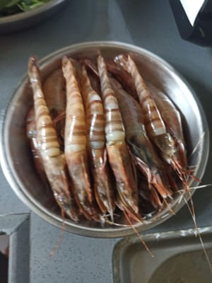 洗净虾