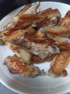 ailes de poulet cuites