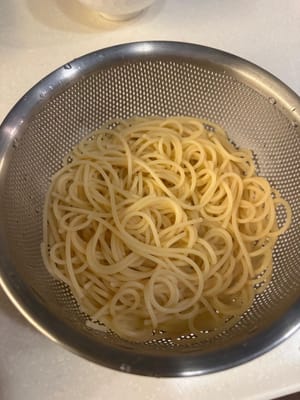 Una volta cotti, scolare e conservare