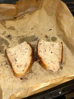 Scheiben Sauerteig