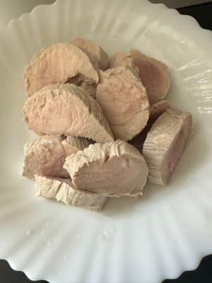 洗って小さく切る