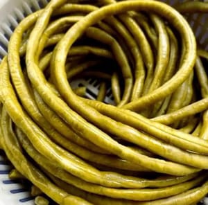 300 g eingelegte grüne Bohnen