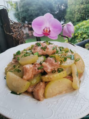 And put it on a plate, And ready to be served