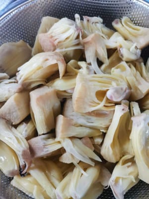 cortar la yaca en rodajas de 3 cm de grosor (al gusto)