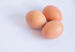 3 eggs