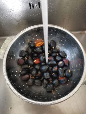 bien laver les châtaignes chinoises