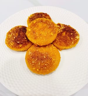 Pai labu (versi wijen dan remah roti)