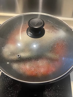 蓋上煮3分鐘