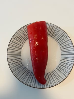 Mezzo peperone rosso