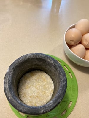 氷砂糖を粉状にする