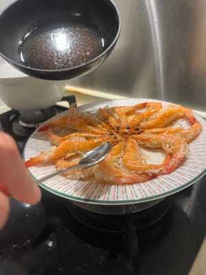 Mit Öl beträufeln