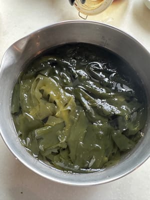 然後用冷水浸泡約10-20分鐘