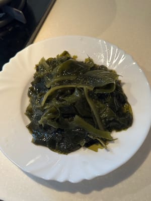 完成後，瀝乾水分並備用