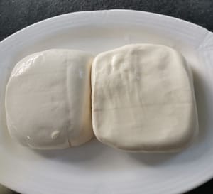 Weißer Tofu, Obstbox