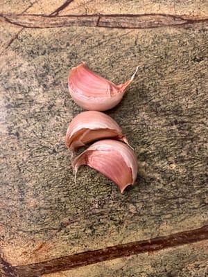 3 dientes de ajo