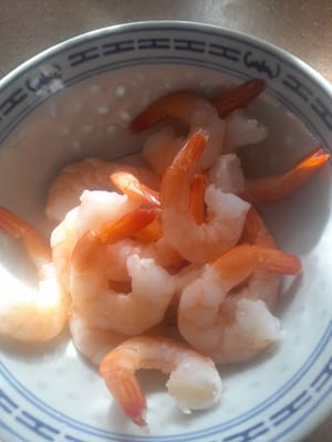 peeled shrimp