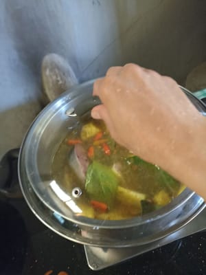 Couvrir et cuire 3 minutes