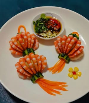 Incredibilmente delizioso, di buon auspicio e di buon auspicio. Il purè di patate contiene mais dolce, piselli e pepe. Personalmente, trovo che sia ottimo anche senza condimento per l'insalata.