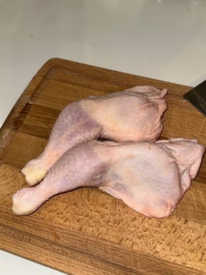 cuisses de poulet (hachées)
