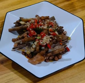 在倒入攪拌均勻好的料子即可