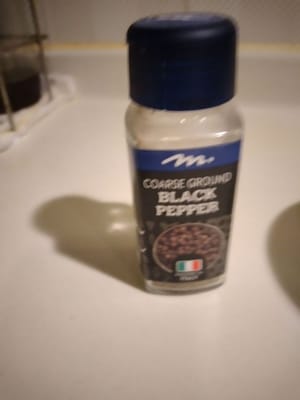 black pepper, 1/2 tsp