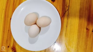 Eierkuchen aus Freilandhaltung