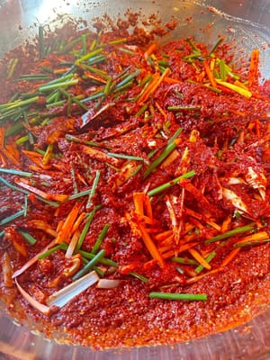 La sauce devrait ressembler à ceci