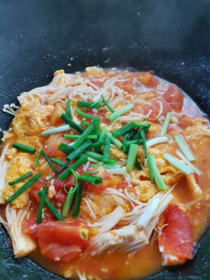 그런 다음 파를 추가하세요