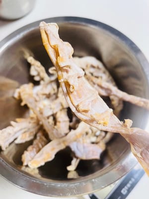 150 g di germogli di bambù secchi