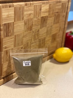 1/2 茶匙孜然粉