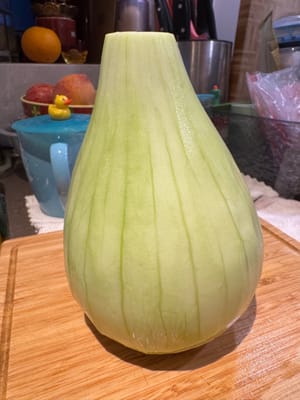 葫蘆瓜㓟皮切片