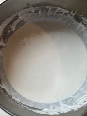 Y deberías tener una masa suave.