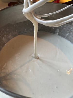 Asegúrese de obtener una consistencia suave como se muestra