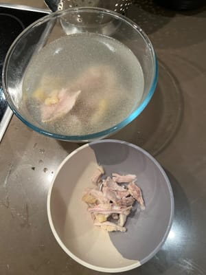 Déchiqueter le poulet