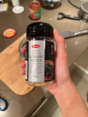 3 g de graines de sésame blanches