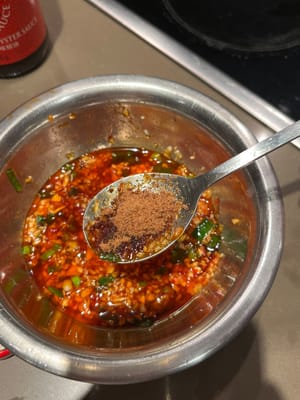 Ajoutez une cuillère à soupe de cassonade et mélangez bien