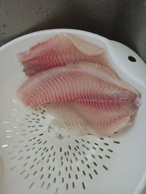 洗淨羅非魚片