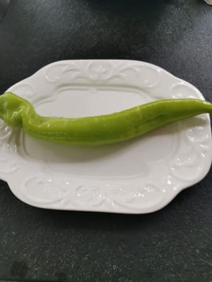 tallos de chile verde picados