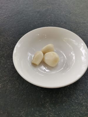 dientes de ajo picados