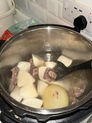 Une fois terminé, ajustez le niveau de sel selon vos préférences, j'ai ajouté 1 cuillère à soupe de sel
