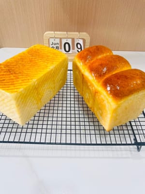 Roti panggang susu lembut dan empuk
