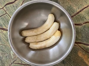 Plátanos pelados