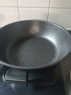 Erhitzen Sie die Pfanne