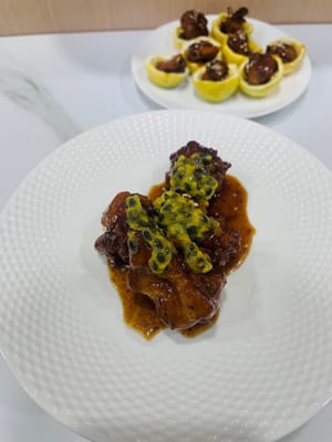 Spareribs mit Passionsfrucht-Ananassauce