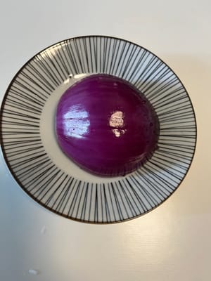 Eine halbe Zwiebel